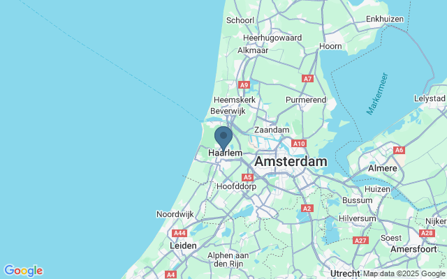 Kaart met locatie De Grote of St. Bavokerk